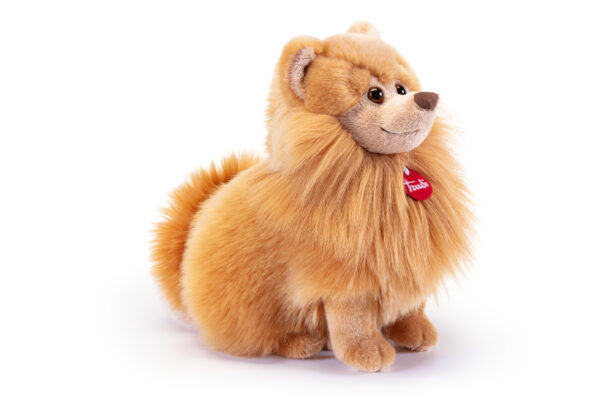 volpino pomerania marrone peluche trudi