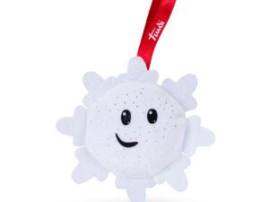 mini fiocco di neve peluche albero di natale trudi